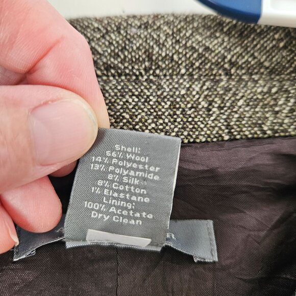 Ann Taylor Women's Wool Blend Tweed Blazer Jacket Size 2 -Pockets Fall Fashion - Picture 12 of 12